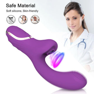 VIBRADOR CON SUCCIONADOR RODOLFO MORADO