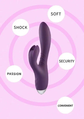 VIBRADOR CON ESTIMULADOR RECARGABLE DON PANTU