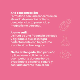 PERFUME CONCENTRADO CON FEROMONAS SEN INTIMO - SEDUCTION 10ML.