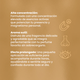 PERFUME CONCENTRADO CON FEROMONAS SEN INTIMO - RADIANT 10ML.