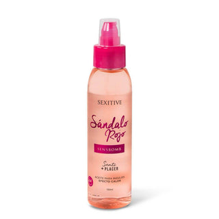 ACEITE PARA MASAJE SEXITIVE EFECTO CALOR SANDALO ROJO 130ml