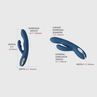 VIBRADOR ESTIMULADOR DUAL SVAKOM AYLIN