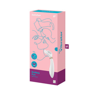 VIBRADOR ESTIMULADOR SATISFYER ENDLESS FUN BLANCO