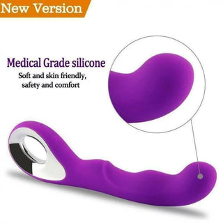 VIBRADOR RECARGABLE  MAGIC COLOR PURPURA