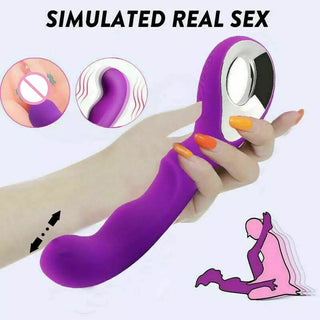 VIBRADOR RECARGABLE  MAGIC COLOR PURPURA