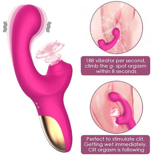 PRE-VENTA VIBRADOR CON ESTIMULADOR DECLITORIS RECARGABLE ADOLFO