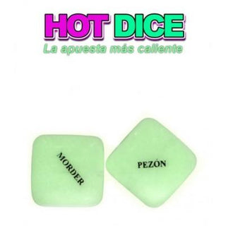 DADOS FOSFORESCENTES PARTES DEL CUERPO Y ACCION STARSEX HOT DICE 2 DADOS